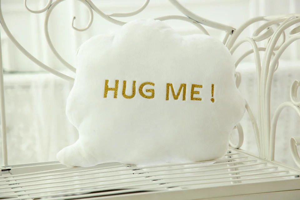 Creative dialog 4 color pillow
