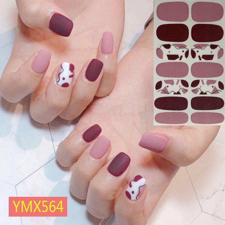 Net Red Nail Stickers Sports Style Trend Pepsi Logo