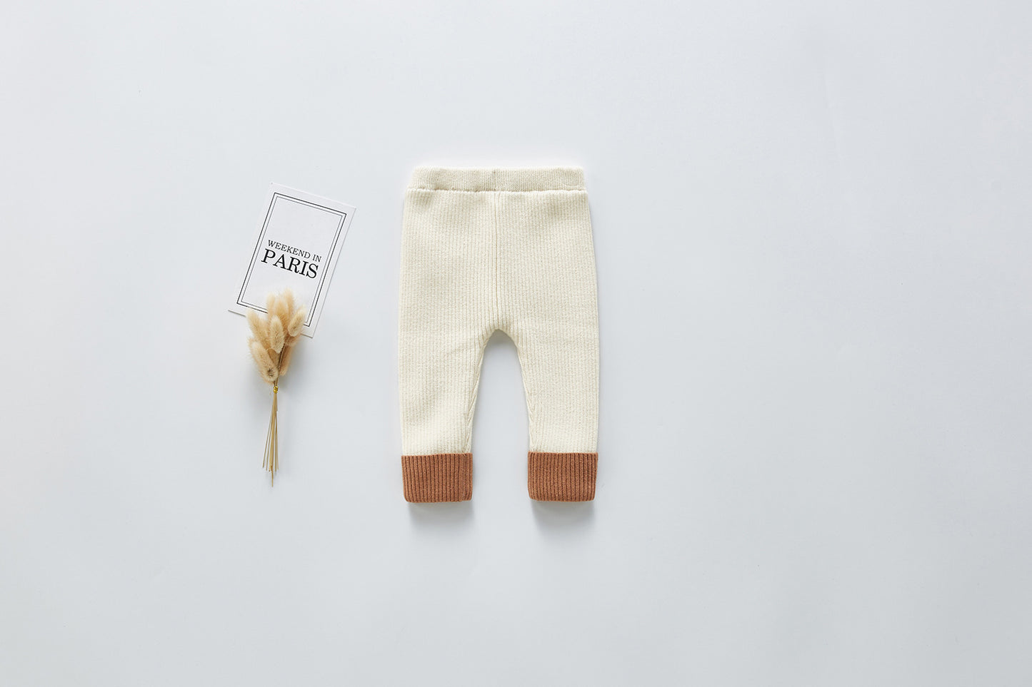 Plush thickened leggings knit pants