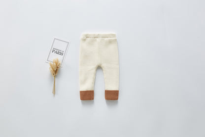 Plush thickened leggings knit pants