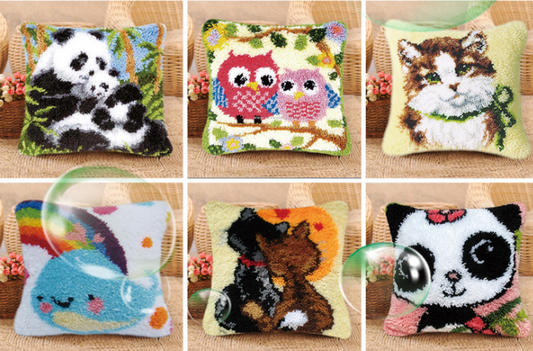 Cartoon plush pillow