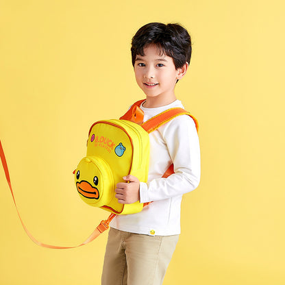 Little yellow duck children's traction Backpack