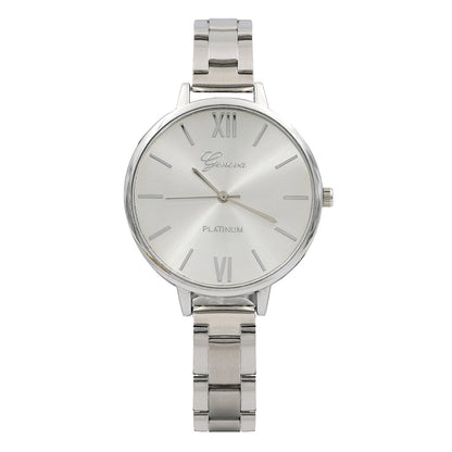 12 head nail steel belt ladies watch