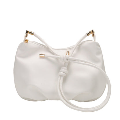 French niche soft leather handbag