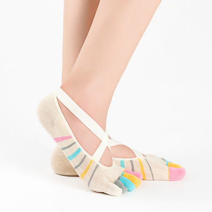 Cotton silicone non-slip boat socks