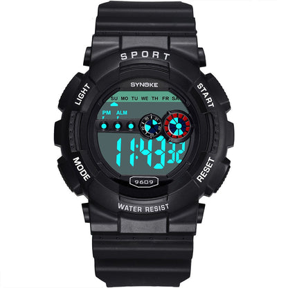 Waterproof Men's Outdoor Sports Watch Multi-function Alarm Big Screen
