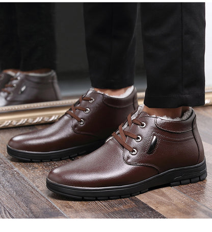 New style cotton shoes casual first layer cowhide old shoes