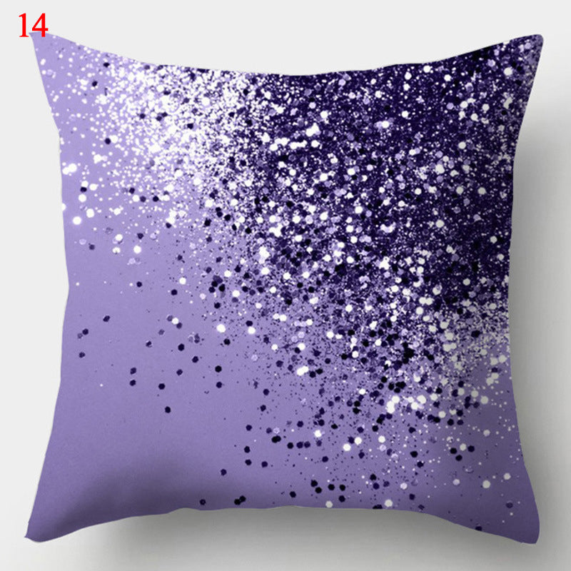Modern Minimalist Creative Fabric Colorful Geometric Pillowcase