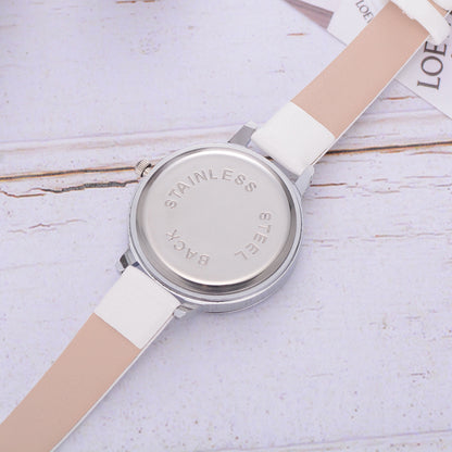 Japanese and Korean new girl student watch GAIETY marbled simple leather cute watch