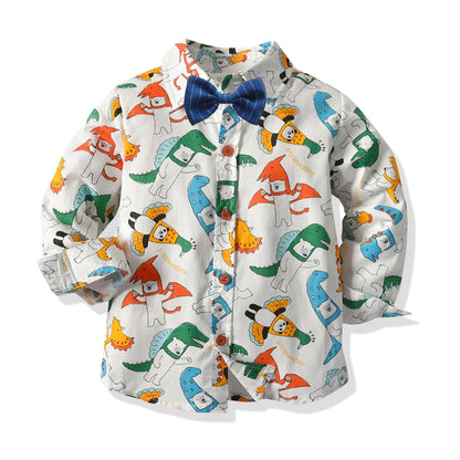 Children's cotton bottoming shirt