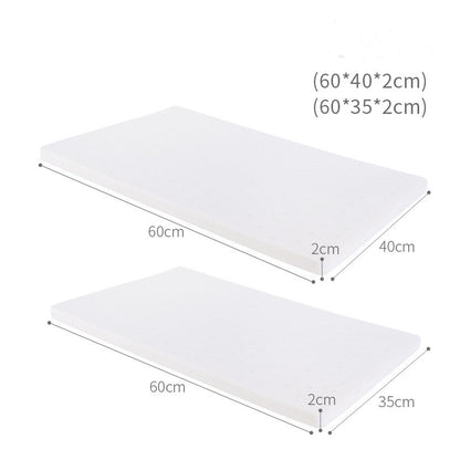 Natural latex pillow heightening pad