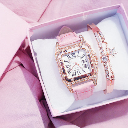Casual simple running rhinestone atmospheric watch