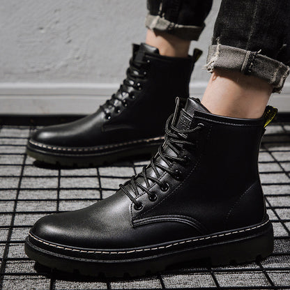 Fashion Men's Platform High-Top Shoes Casual Shoes