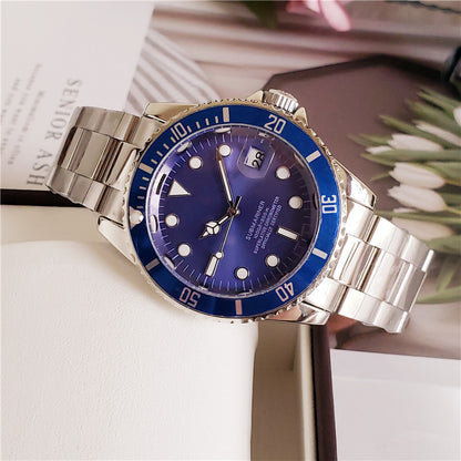 Stainless steel mechanical watch
