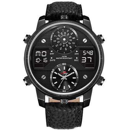 Double display electronic multifunctional quartz