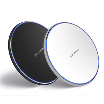 FDGAO/metal QI Wireless Charger 10W Ultra-thin Wireless Charger Suitable For Cross-border QI Mobile Phone Products