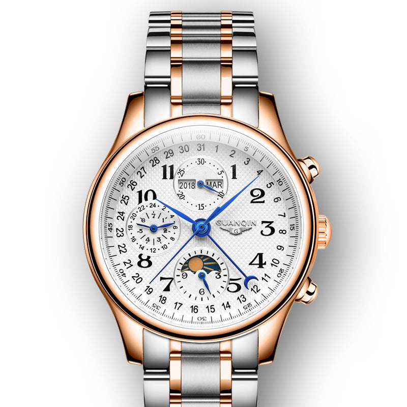 Men's Steel Strap Swiss Waterproof Wrist Watch
