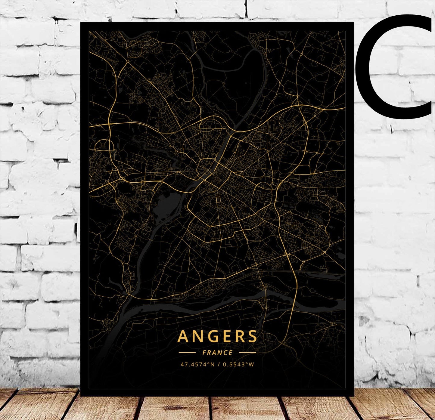 Poster Amiens Anges  Bethune Bordeaux,chest Caen, Marseille Cayenne France