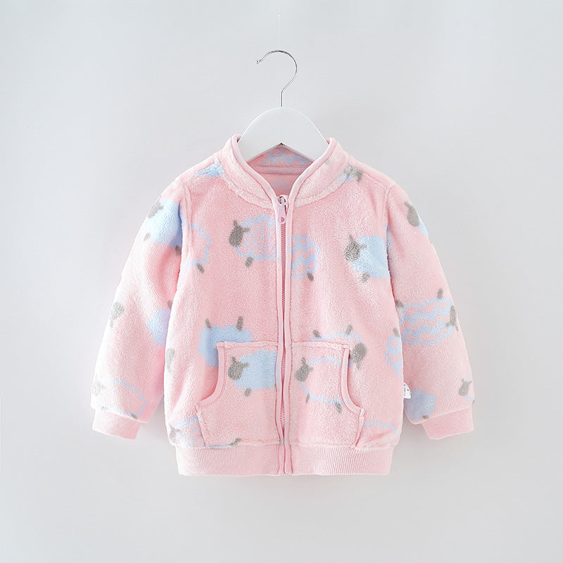 Children's Flannel Western Style Top Coat