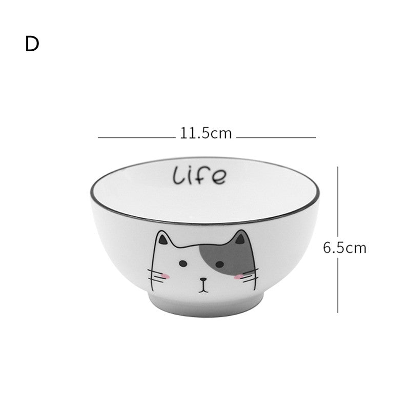 Nordic Tableware Set Bowl And Plate Combination Household Simple Ceramic