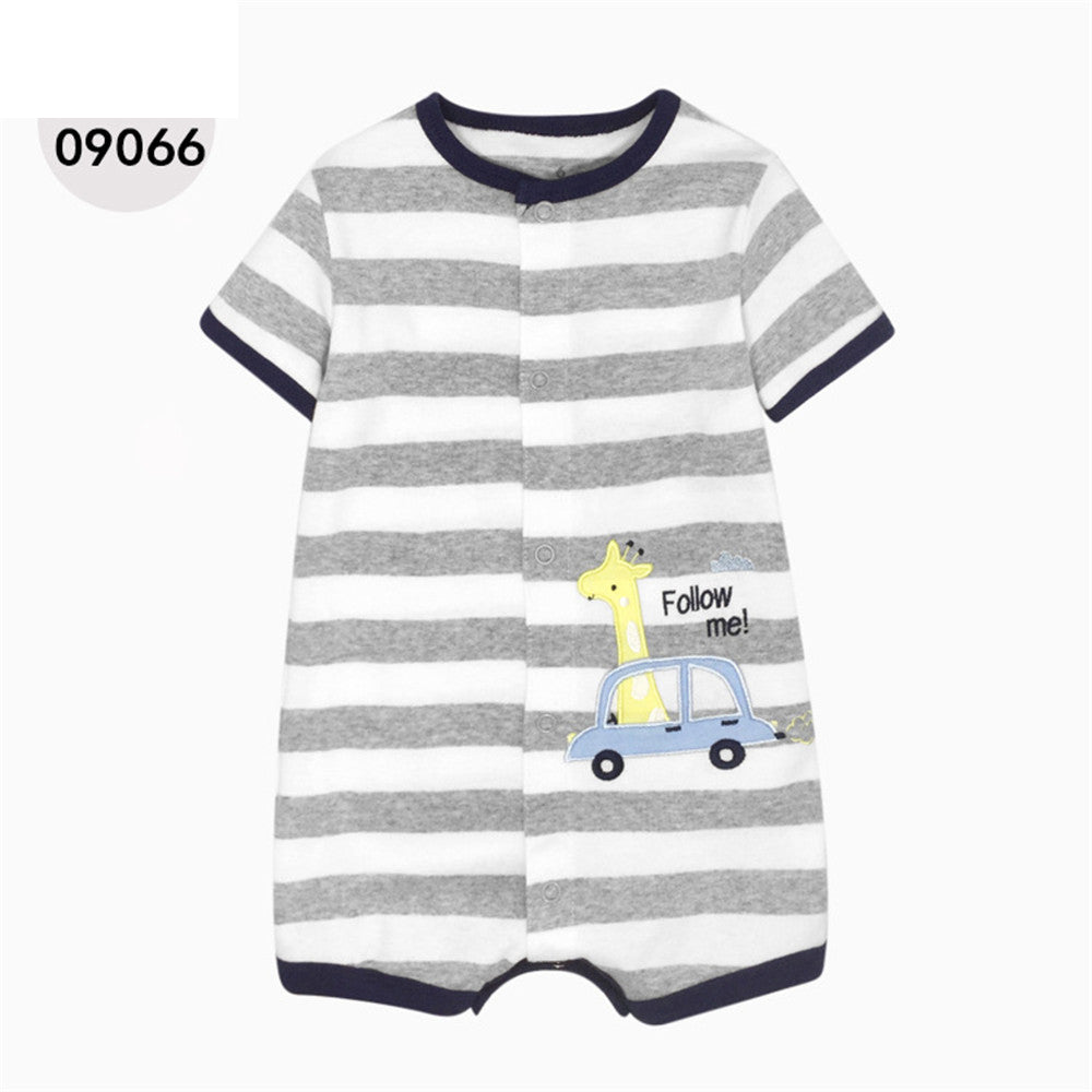 Cotton Baby Short Sleeve One Piece Romper