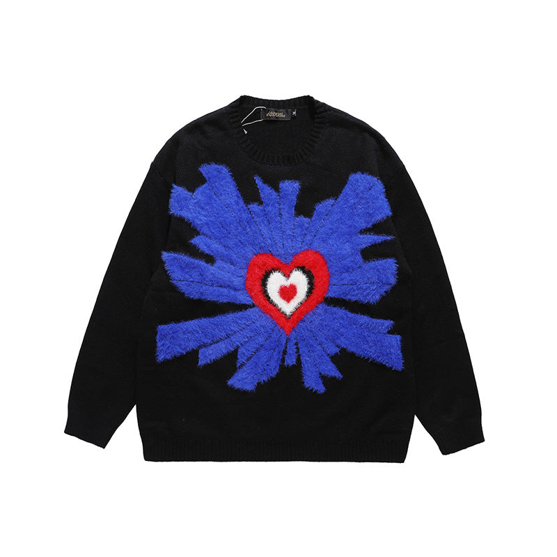 Plush Love Knitted Sweater For Men And Women