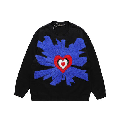 Plush Love Knitted Sweater For Men And Women