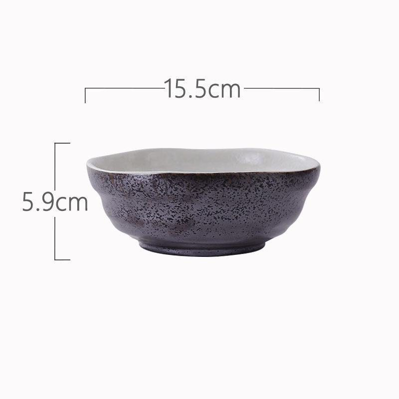 Creative Underglaze Color Tableware Household Dessert Ramen Bowl