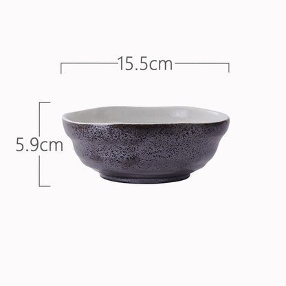 Creative Underglaze Color Tableware Household Dessert Ramen Bowl