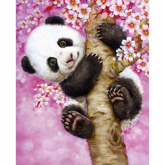 DIY 5D Diamond embroidery painting animals panda tree picture of rhinestones embroidery with diamond mosaic sets for