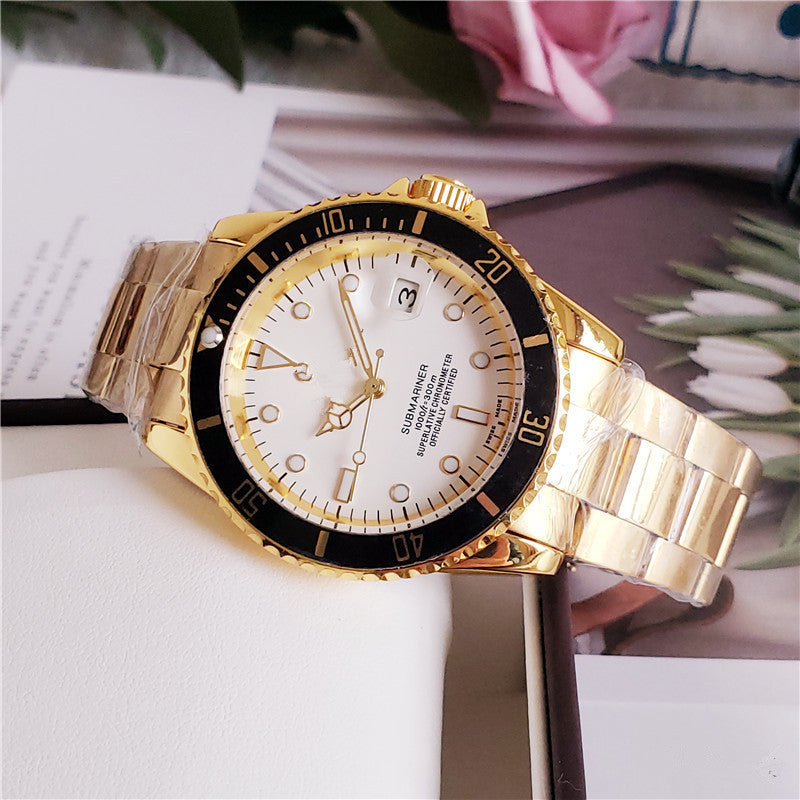 Stainless steel mechanical watch