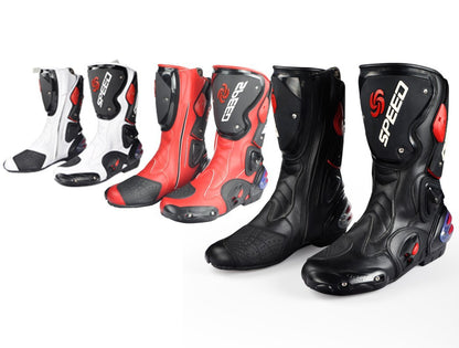 Four seasons men's off-road motorcycle boots