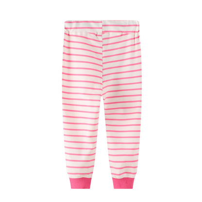 Embroidered Children's Pants Autumn Terry Cotton Children's Pants