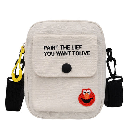 Canvas messenger bag