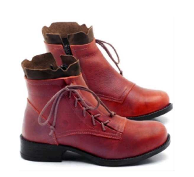 New low-heeled large size Martin boots