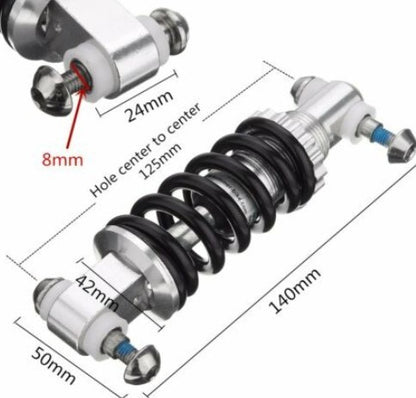 Bicycle soft tail folding bike spring shock absorber