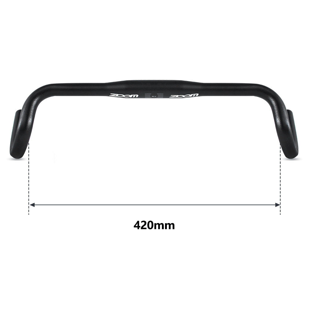 Road Bike Bent Handlebar 318 420mm Aluminum Alloy Racing Bent Handlebar