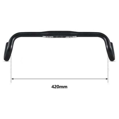 Road Bike Bent Handlebar 318 420mm Aluminum Alloy Racing Bent Handlebar