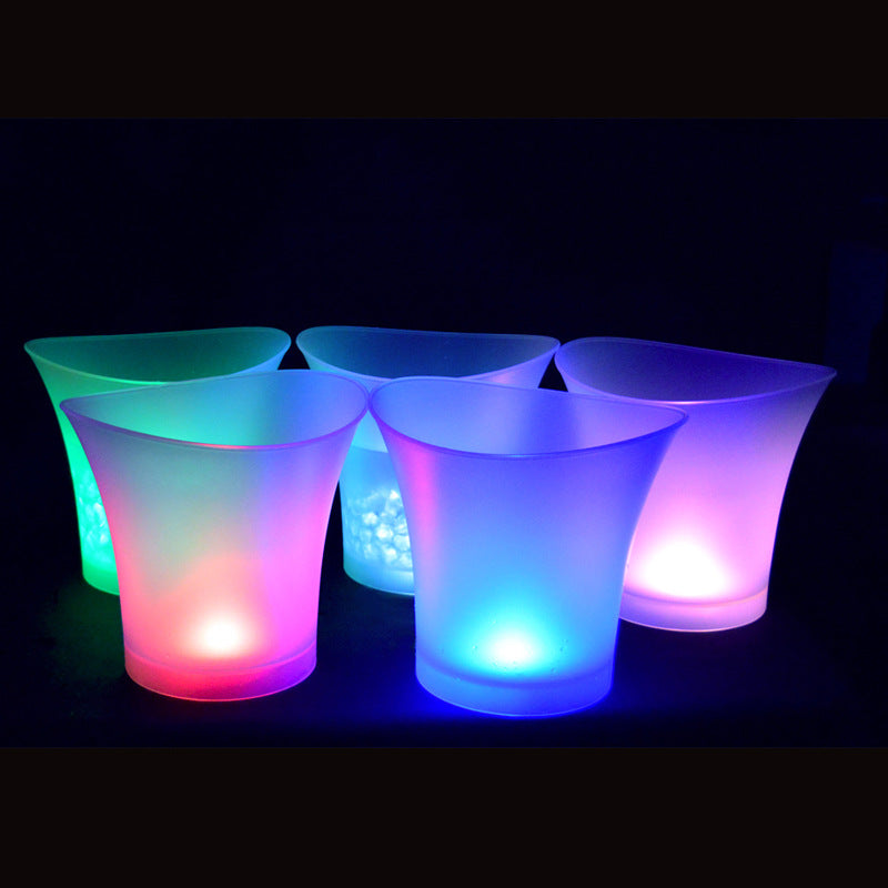 5L 7 Colors LED Luminous ice bucket