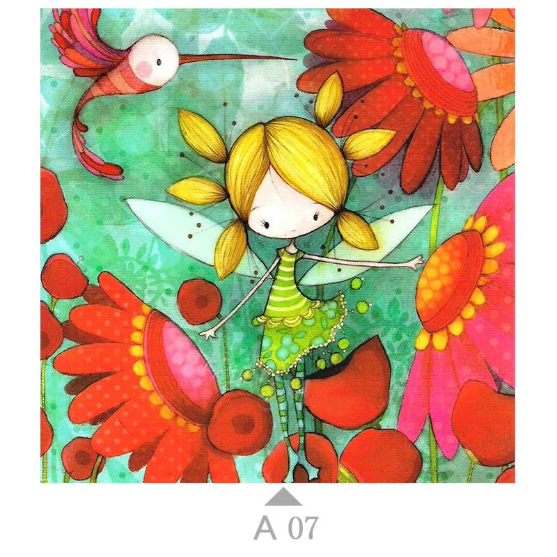 Ever Moment Diamond Painting Embroidery Cartoon Girl Picture Paint By Diamond Wall Decoration Full Square Resin Drill