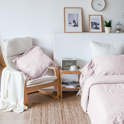Linen Wide Side Pillowcase Simple Skin-Friendly Cotton