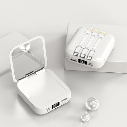 Comes With Line Beauty Mirror Power Bank Neutral