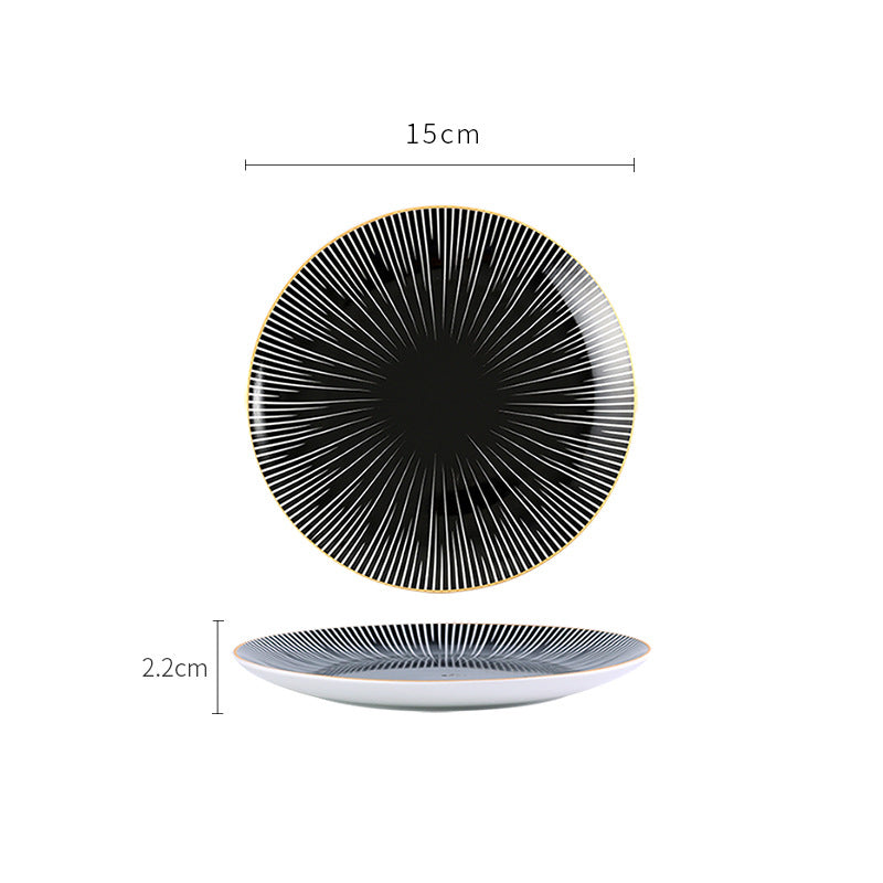 Ceramic dessert western food plate
