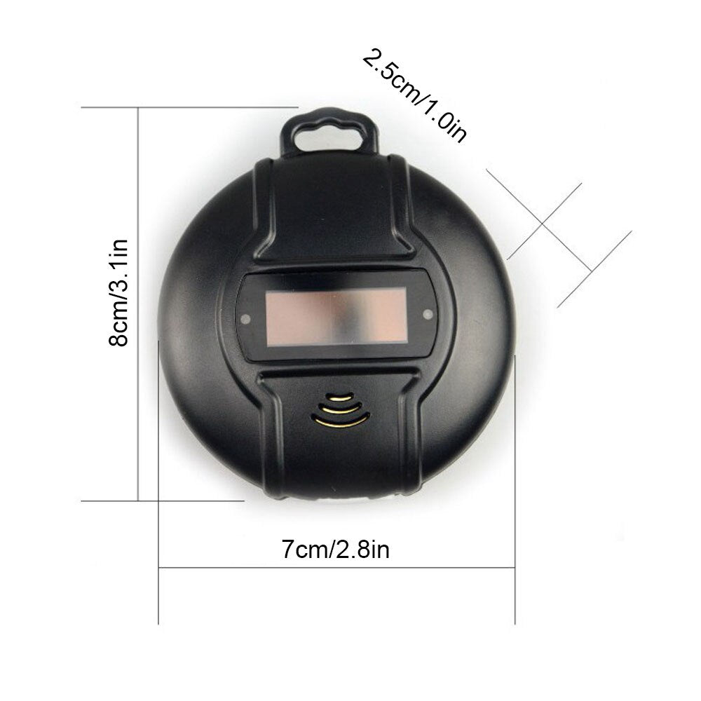 Outdoor portable electronic mosquito propeller hook type solar type pest repeller solar ultrasonic mosquito insect killer
