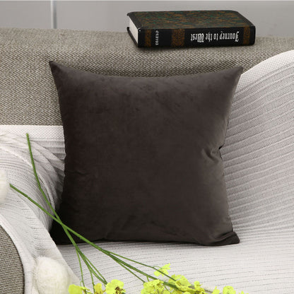Velvet Solid Color Super Soft Sofa Cushion Children's Room Decoration