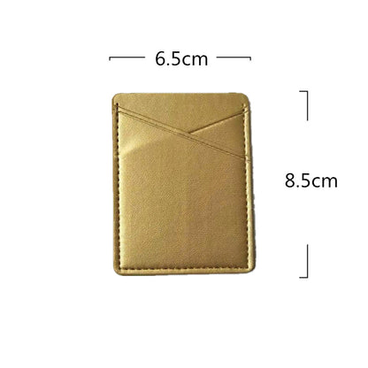 Paste leather card holder