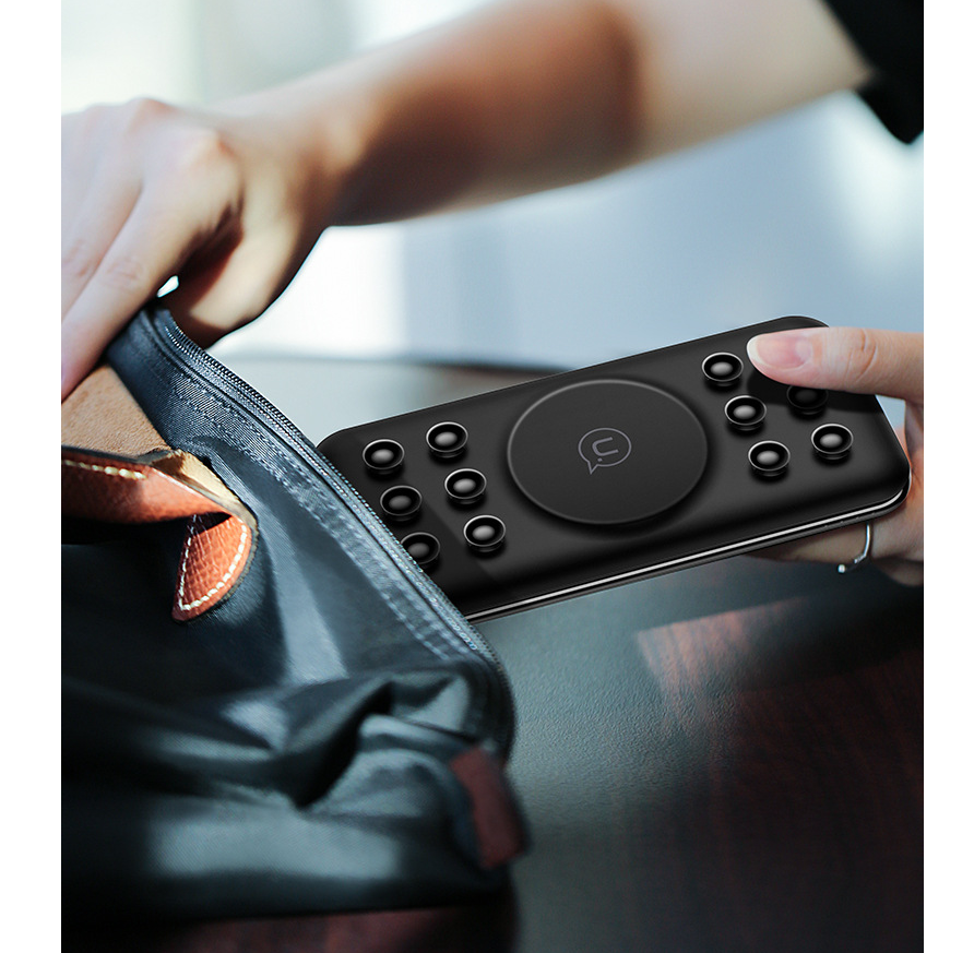 Fast Charge Suction Cup Wireless Charging Mobile 10000mAh