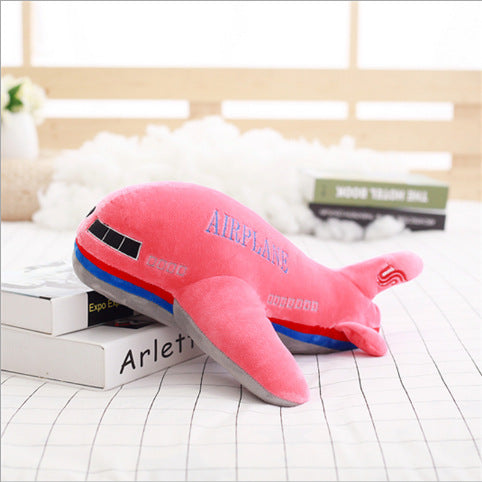 Plush simulation airplane doll pillow toy