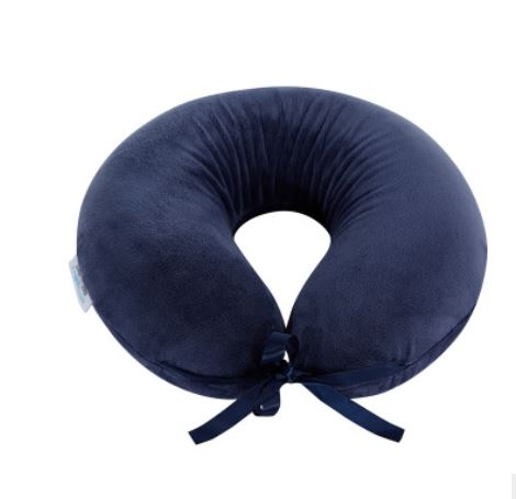 Ecolifelatex Thailand natural latex neck pillow  traveling  plane portable nap pillow