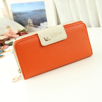 Long wallet women's zero purse with large capacity bird kits holding new handbag
